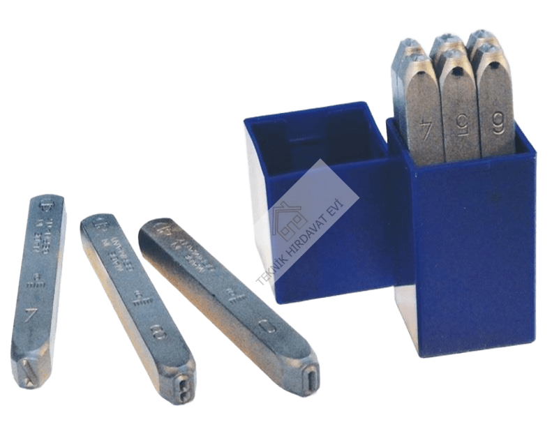 8mm MASUS ÇELİK RAKAM TAKIMI