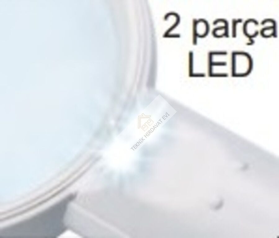 LED AYDINLATMALI BÜYÜTEÇ 2X