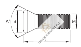 M2,5x7 TAKIM VİDASI (50'li Paket)