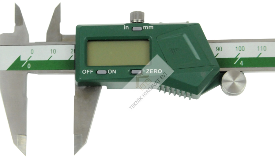 0-150mm/0-6''  Dijital Kumpas (Yuvarlak Derinlik Çubuklu - Sürme Tekerleksiz)