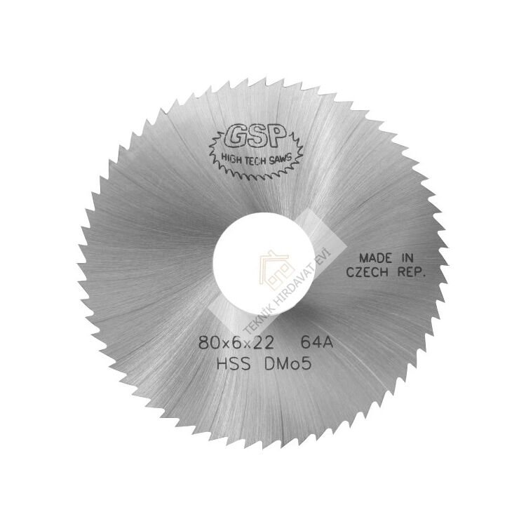 80x1,2x22mm Z=100 GSP DAİRE TESTERE HSS