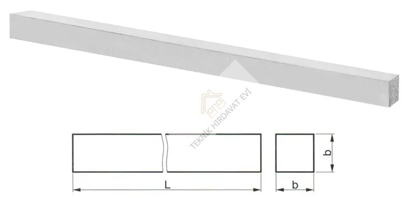 12x12x125mm POLDI TORNA KALEMİ HSS