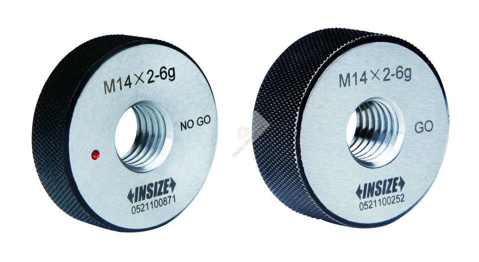 M14 6g METRİK DİŞ HALKA VİDA MASTARI GEÇER-GEÇMEZ